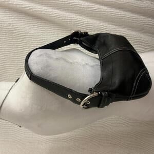 Coach Vintage Soho Mini Hobo Bag 9541 Black Leather Y2K Baddie